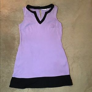 Black and purple dress